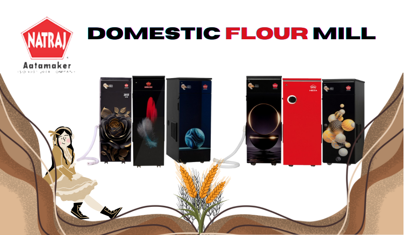 1 HP Stoneless Domestic Flour Mill | Atta Chakki & Atta Maker for Home Use