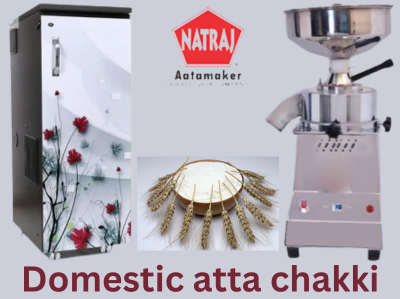 Effortless Flour Grinding with Natraj Domestic Atta Chakki