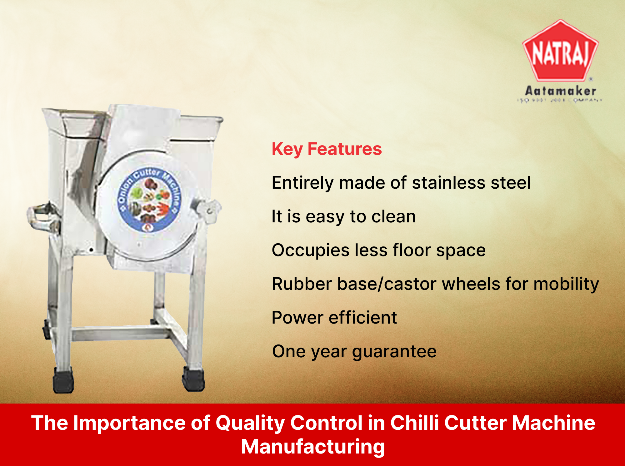 The Importance of Quality Control in Chilli Cutter Machine Manufacturing